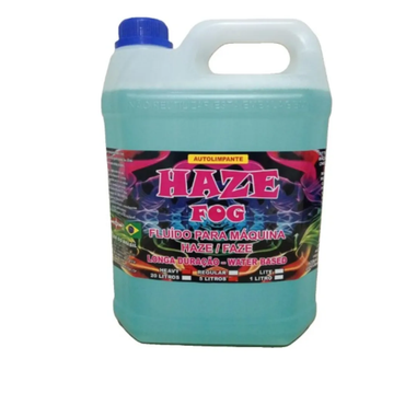Líquido Fluido para Máquina Haze Base Água – Fumaça Profissional 5 Litros