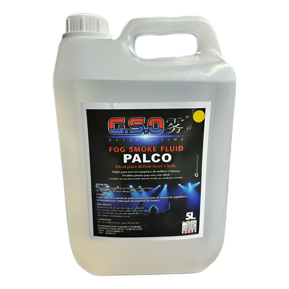 Líquido para Máquina de Fumaça Fluído 5 Litros Tropical – GSO