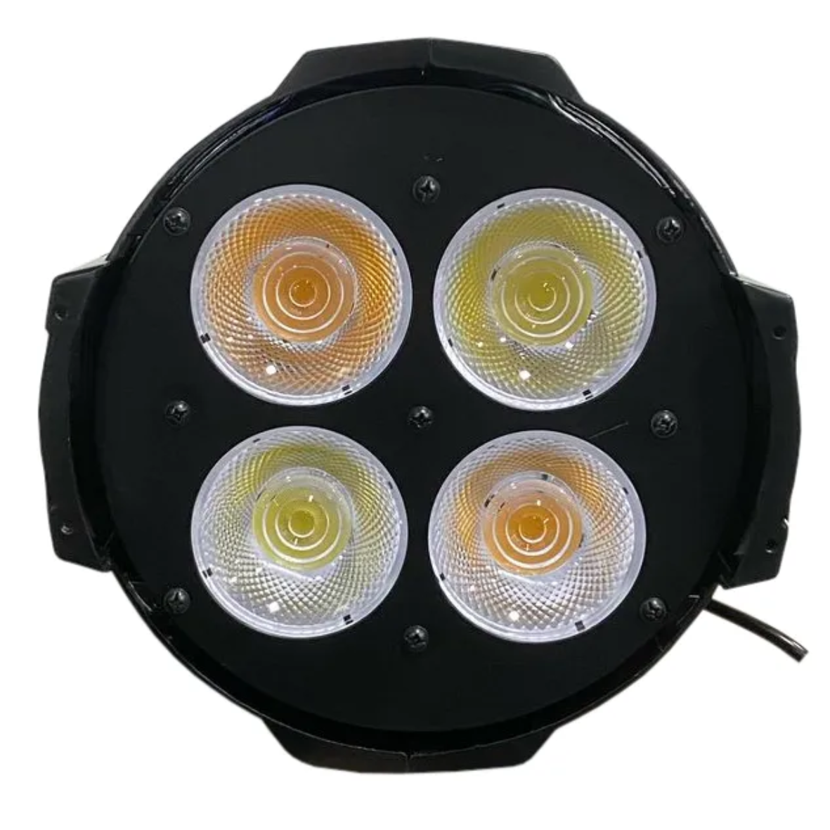 Canhão LED COB Branco Quente e Frio 400W com Barndoor – Iluminação Profissional