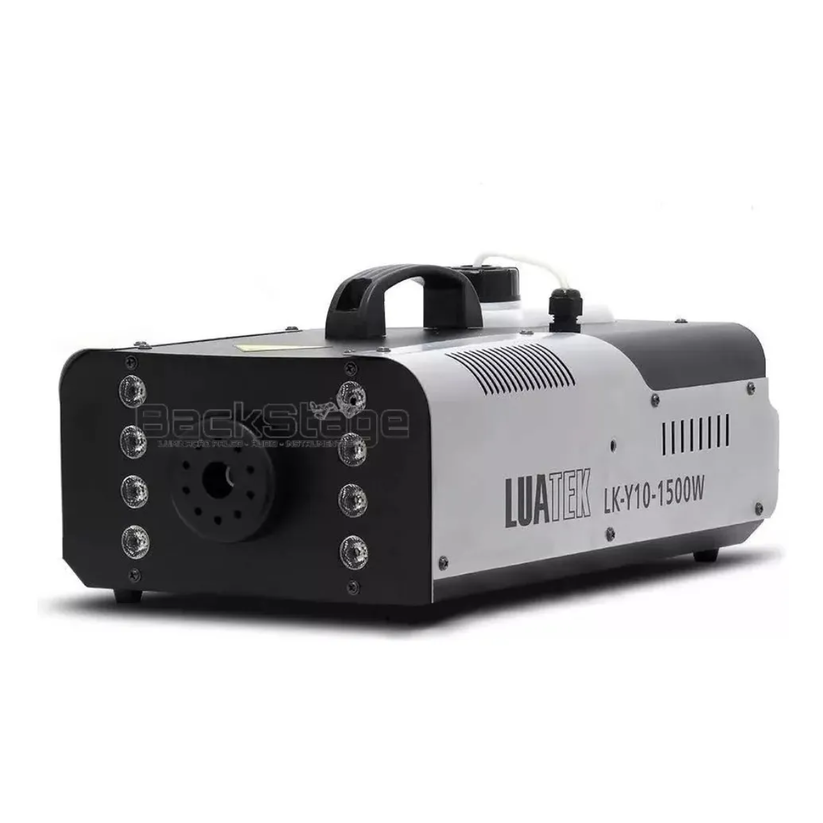 Máquina de Fumaça 1500W RGB 8 LEDs com Controle Sem Fio e Com Fio – 220v