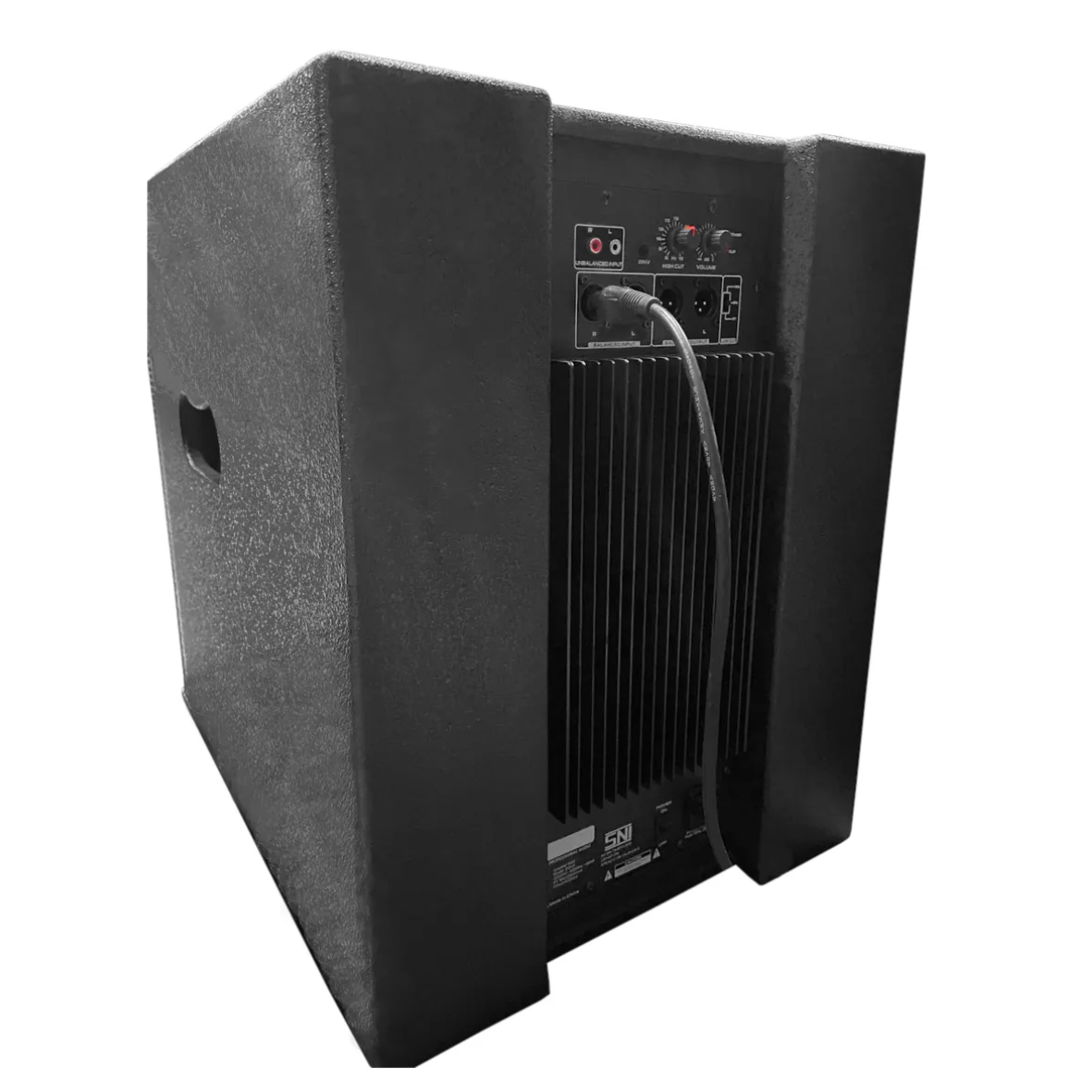 Caixa Subwoofer Profissional 15” 1300W SW15 Preto – Grave Potente para Eventos