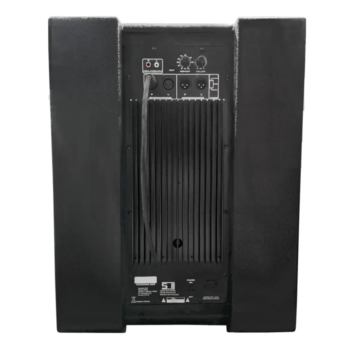 Caixa Subwoofer Profissional 15” 1300W SW15 Preto – Grave Potente para Eventos