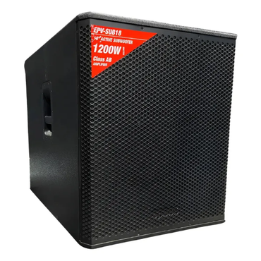 Caixa Subwoofer Profissional EPV-SUB18 1200W – Preto