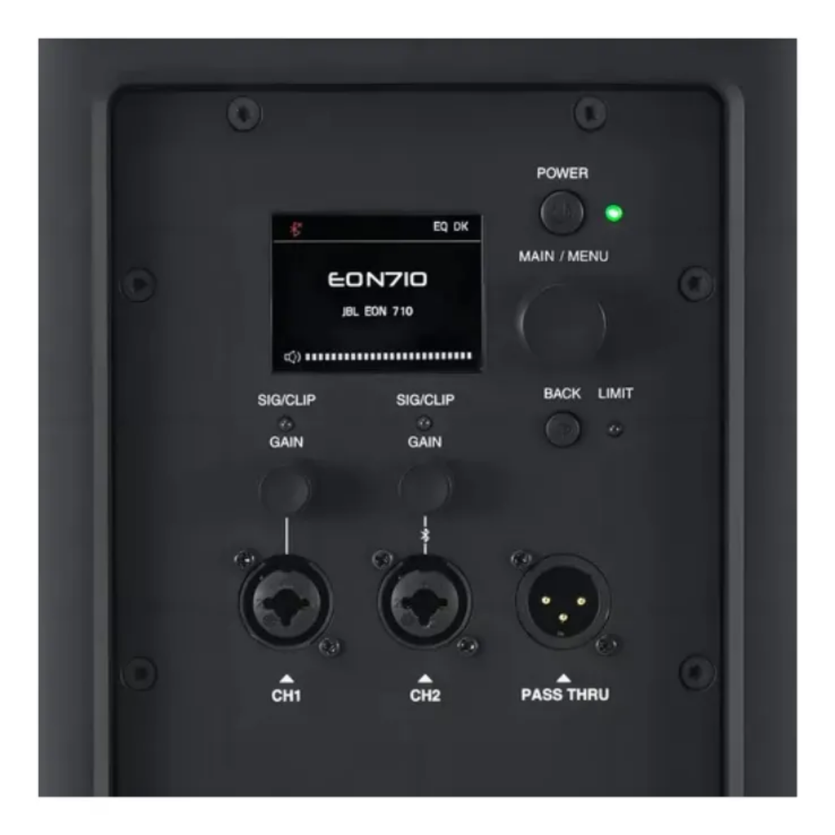 Caixa de Som Ativa JBL EON 710 10” Two-Way Bluetooth 1300W Bivolt – Preta