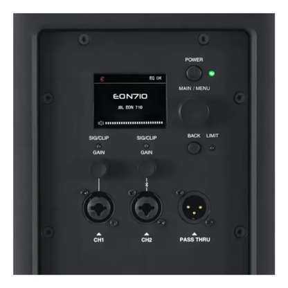 Caixa de Som Ativa JBL EON 710 10” Two-Way Bluetooth 1300W Bivolt – Preta