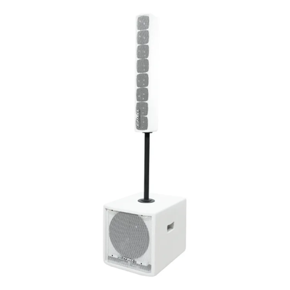 Sistema de Som Sub Ativo 12” Datrel 500W Vertical Line – Branco (127/220V)
