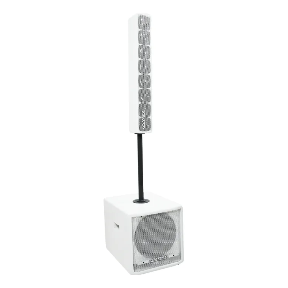 Sistema de Som Sub Ativo 12” Datrel 500W Vertical Line – Branco (127/220V)