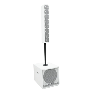 Sistema de Som Sub Ativo 12” Datrel 500W Vertical Line – Branco (127/220V)