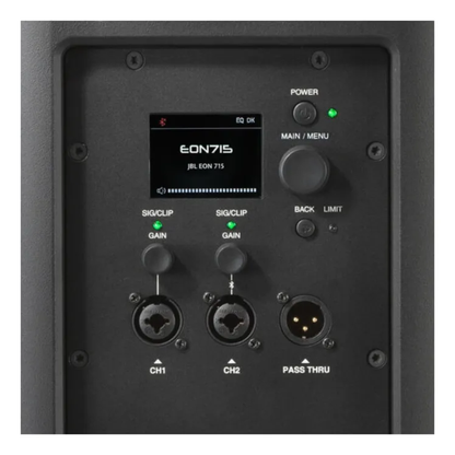 Caixa Ativa JBL EON715 15” Two-Way Bluetooth 1300W – Preta