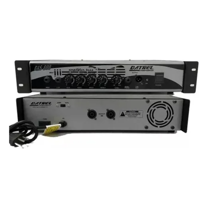 Combo Amplificador de Baixo Datrel BAS-400W – Cabeçote + Caixa 400W RMS Bivolt Preto