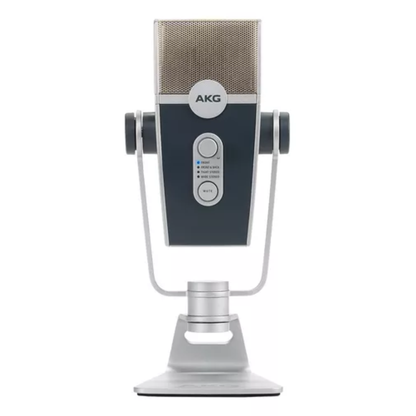 Microfone Akg Lyra Condensador Estéreo Cor Azul/prateado