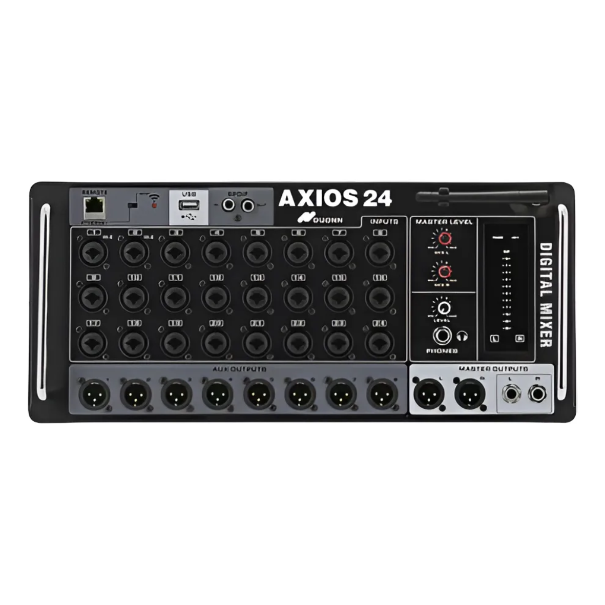 Mesa de Som Digital Duonn Axios 24 Canais com 8 Auxiliares – Bivolt