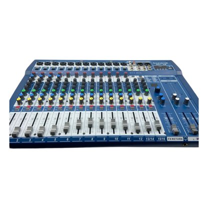 Mesa De Som Console Soundcraft 16 Canais Mi-16 Séries Bivolt Voltagem:Escolha