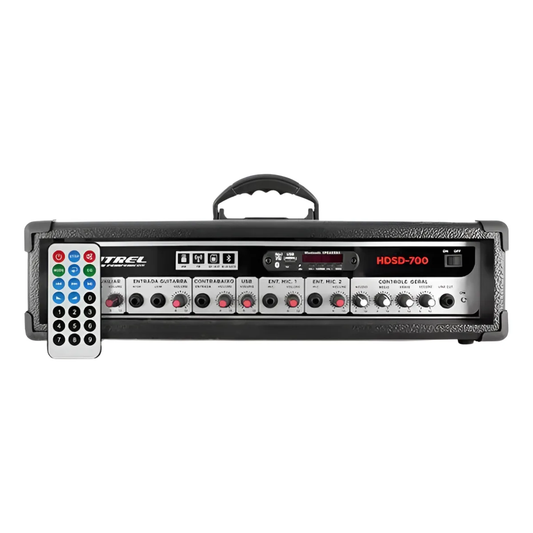Cabeçote Amplificador de Som 350W Bluetooth USB FM Datrel – Bivolt