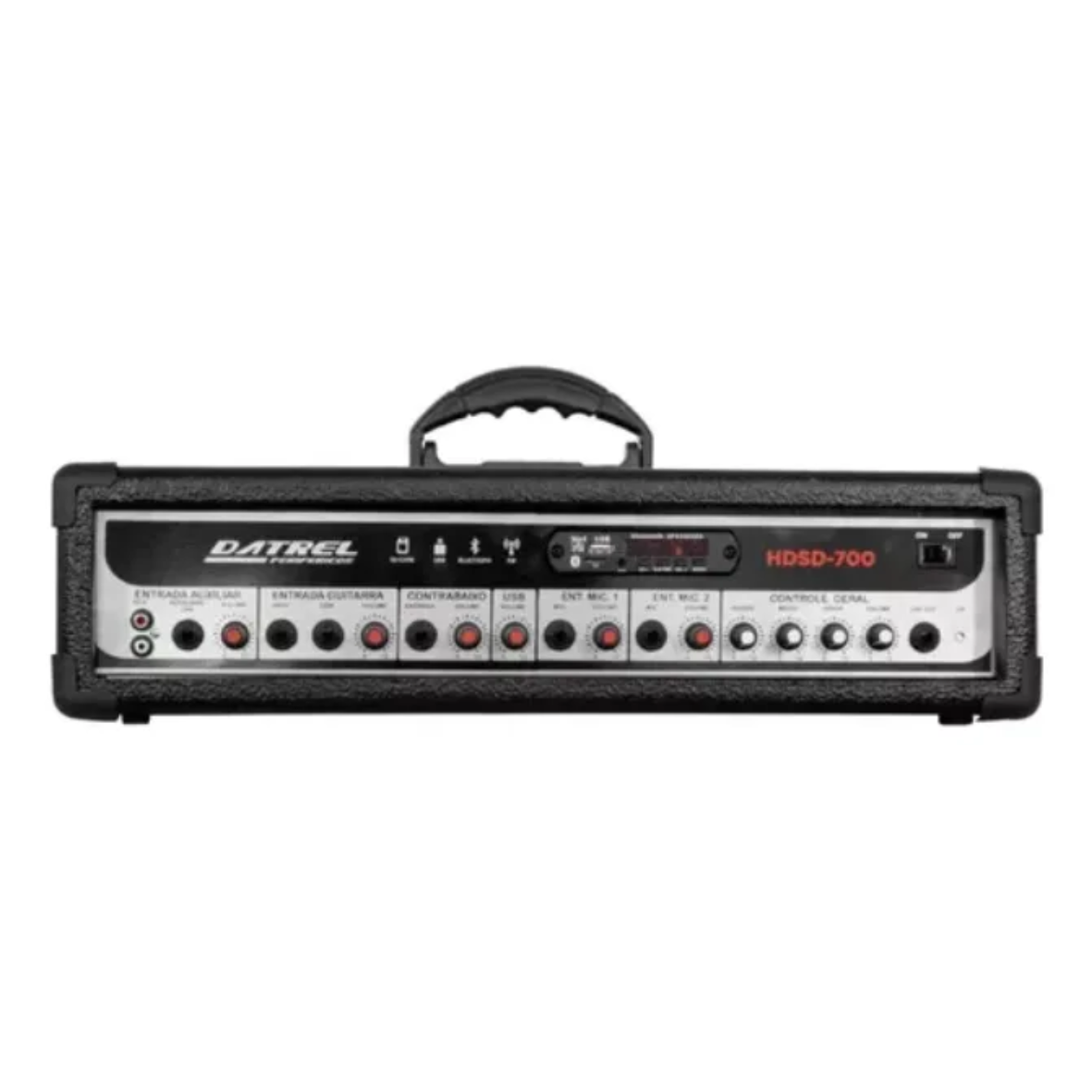 Cabeçote Amplificador de Som 350W Bluetooth USB FM Datrel – Bivolt