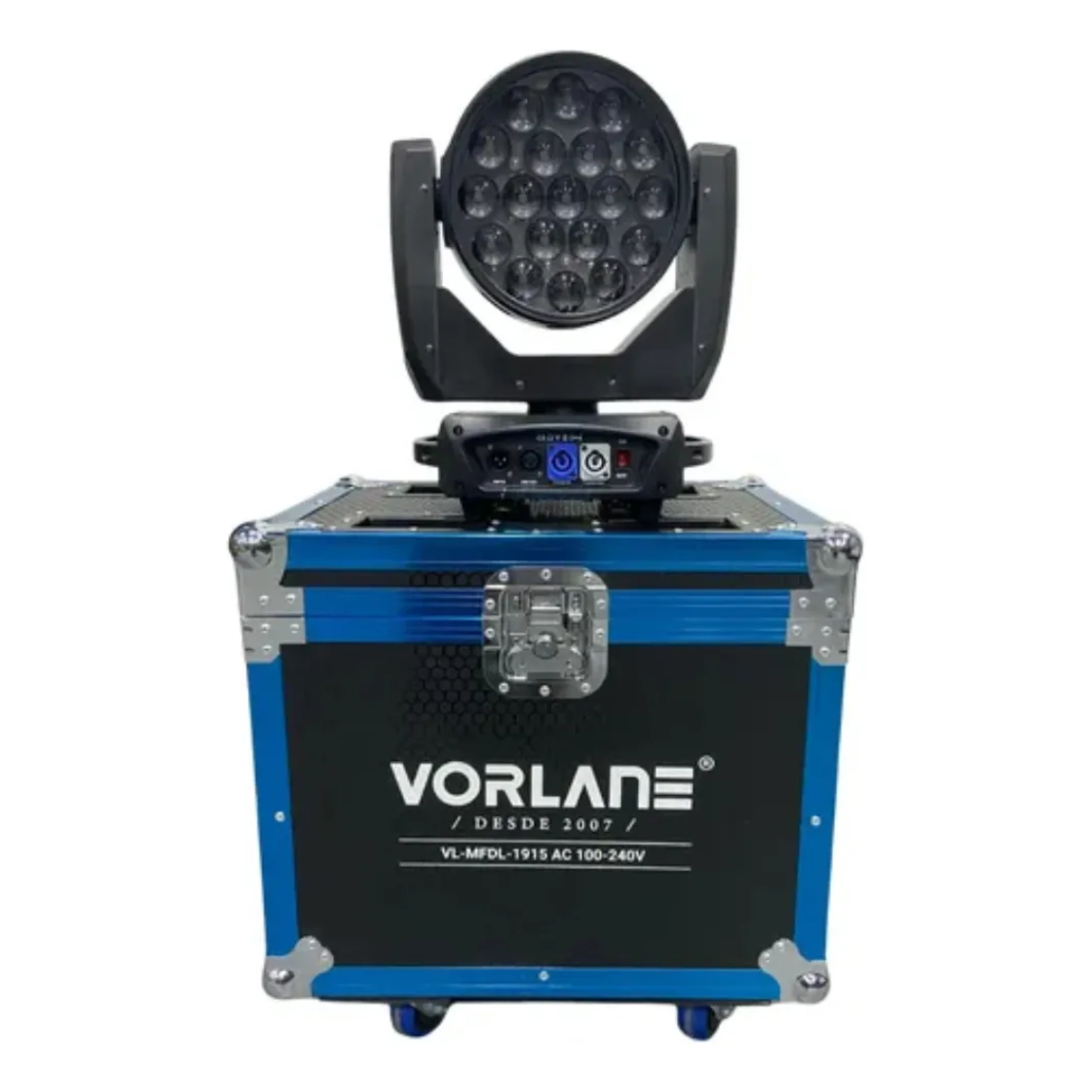 2 Aura Effect Moving Wash Beam Led Zoom 19x15 Rgbw + Case 127/220v