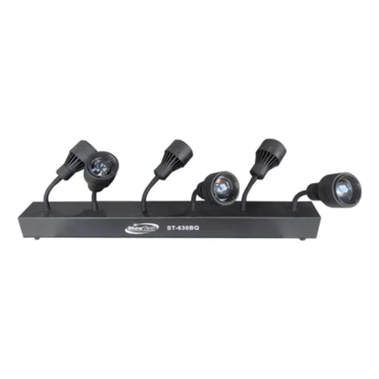 Kit 6 Vara Pim Bim Beam 6x10W Branco Quente Showtech ST-630BQ c/ Foco DMX Bivolt