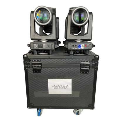 4 Moving Beam 9r Com Case 260w Borda Led Luatek 127/220v