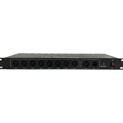 Splitter DMX 8 Saídas / 1 Entrada DMX-28 – Distribuidor de Sinal DMX512