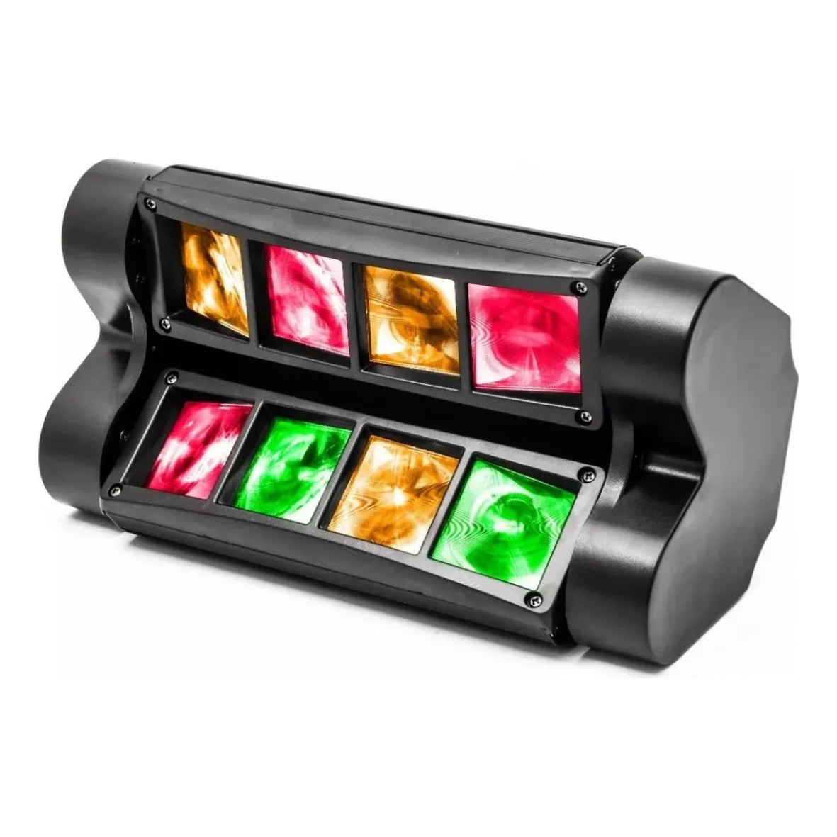 Mini Moving Spider 8 LEDs 5W RGB – Efeito Iluminação DMX