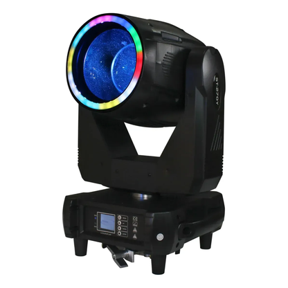 Kit 2 Moving Beam 9R 250W c/ Borda LED (Halo 36 LEDs) + Case