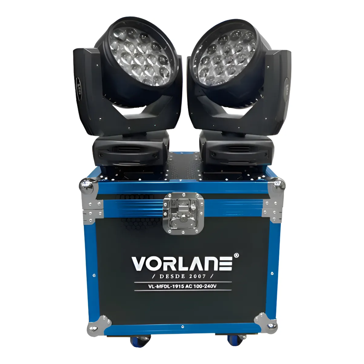 2 Aura Effect Moving Wash Beam Led Zoom 19x15 Rgbw + Case 127/220v