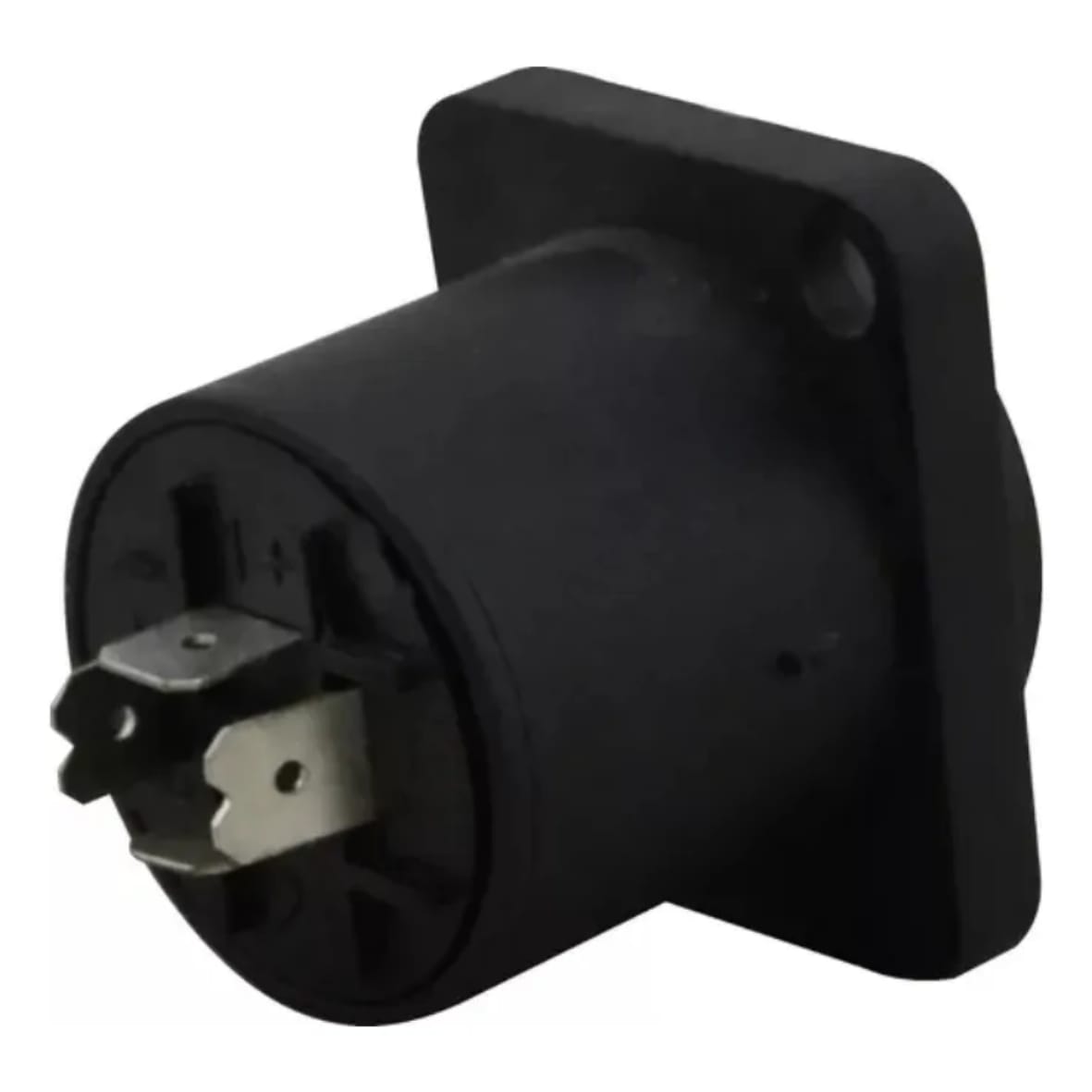 Conector Plug Speakon Fêmea Painel 4 Vias com Trava – Áudio Profissional