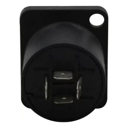 Conector Plug Speakon Fêmea Painel 4 Vias com Trava – Áudio Profissional