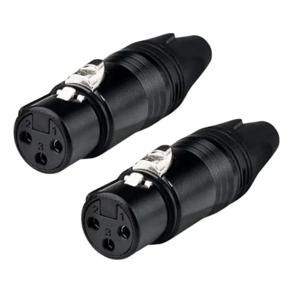 Conector XLR Canon Fêmea Profissional em Metal – MXT