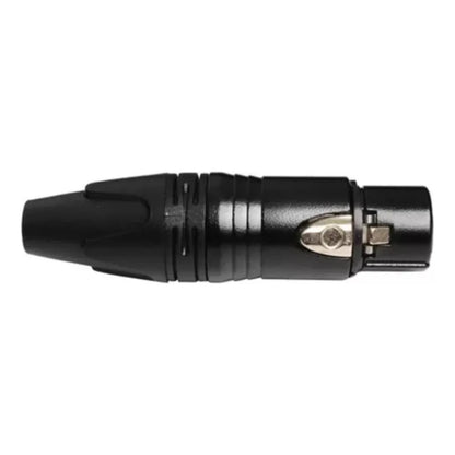 Conector XLR Canon Fêmea Profissional em Metal – MXT