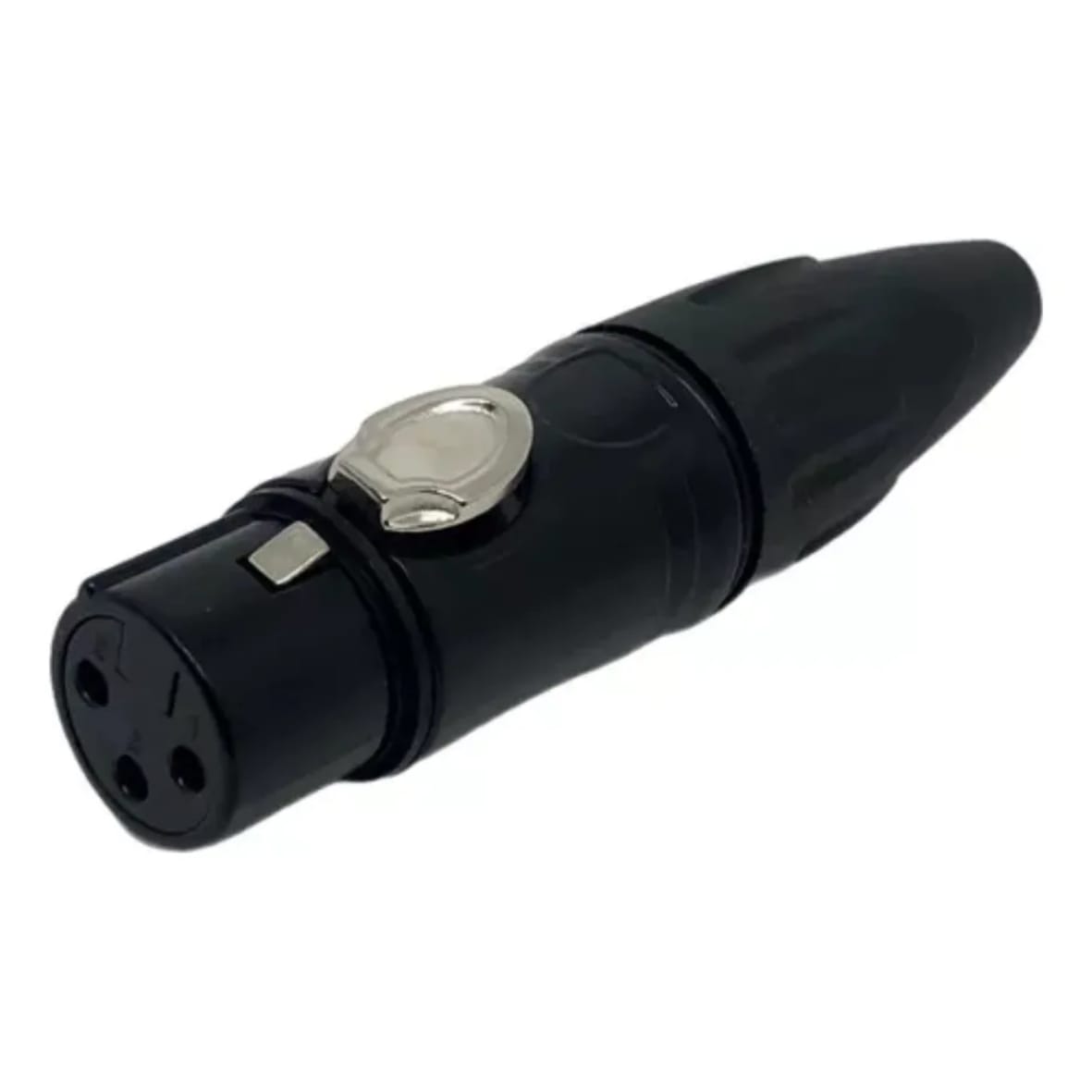 Conector XLR Canon Fêmea Profissional em Metal – MXT